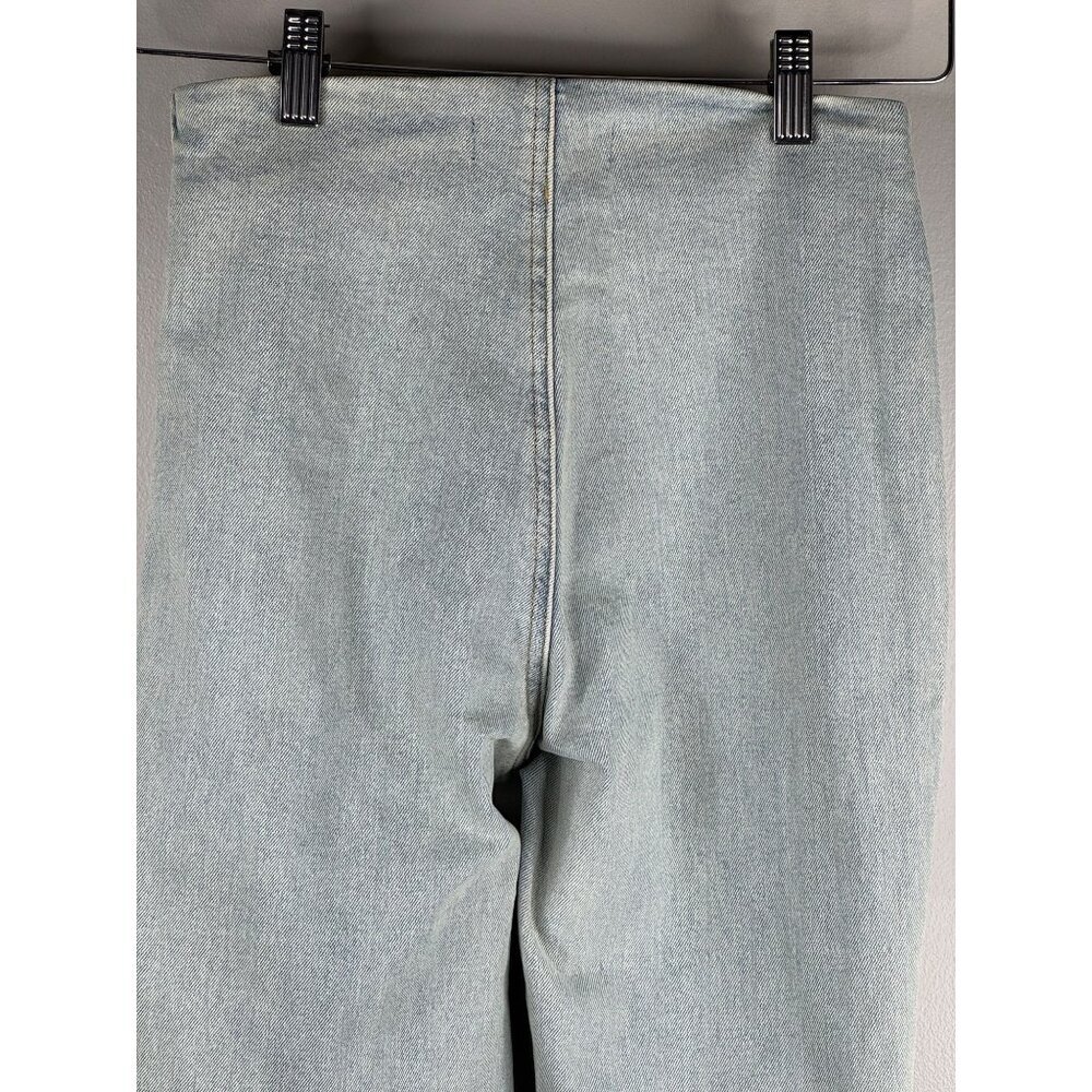 NWT EB Denim Split Hem Denim Fitted Flare Jeggings Jeans Size XS - Picture 7 of 7